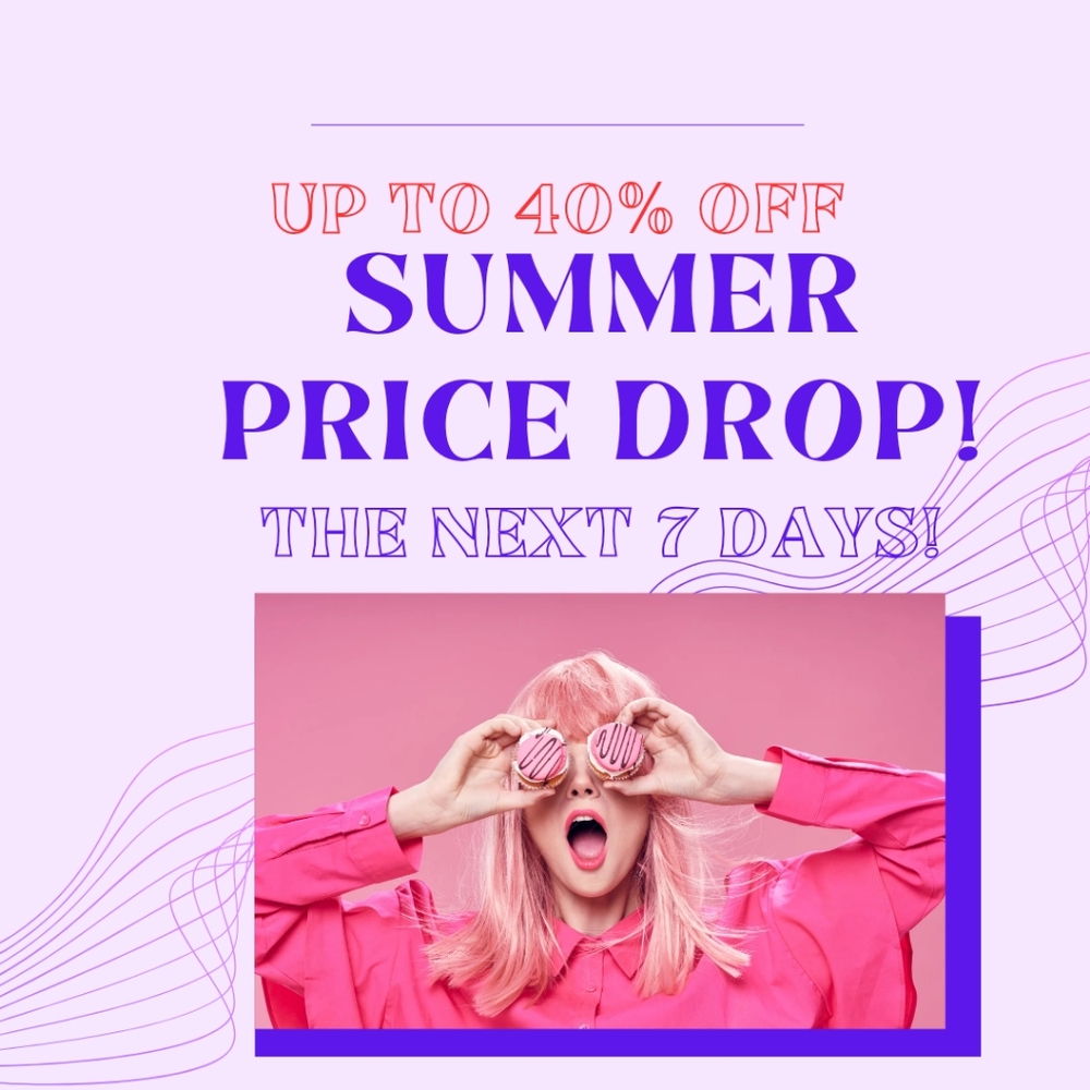 Everything up to 40% off! 🏷💰